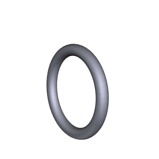 Titanium Sail Ring 1/4 X 1-9/16 inch I.D. X 2-1/16 inch O.D., machined with sandblasted finish